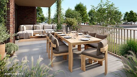 Impressie De 3 Baarsjes terras