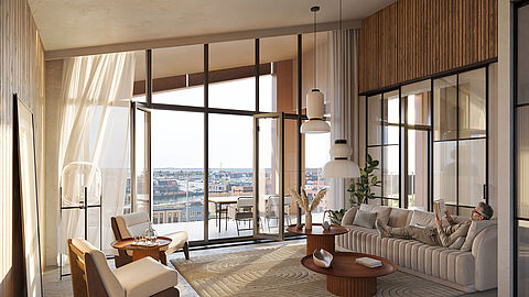 Impressie interieur Silouette