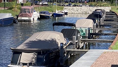 Ligplaatsen in de Waterstadhaven voor boten van bewoners