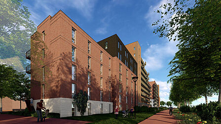 Huurwoningen Kade 10 noordzijde